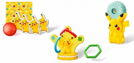 画像ギャラリー No.019のサムネイル画像 / マクドナルドのハッピーセットに「ポケモン」が登場。ピカチュウモチーフの玩具全6種が6月11日から約4週間の期間限定で販売