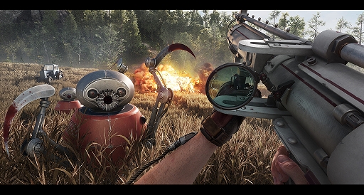 画像ギャラリー No.002のサムネイル画像 / 「Atomic Heart」の戦闘メカニックを紹介する最新トレイラーが公開に。さまざまな武器とともに利用する“コンバットグローブ”の活用がキモ