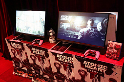 画像ギャラリー No.004のサムネイル画像 / PS版「Atomic Heart」のリリース記念パーティーをレポート。蛇足さんのボスバトル,双子のロボットの来場で大盛り上がり