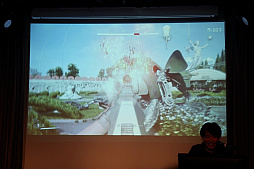 画像ギャラリー No.010のサムネイル画像 / PS版「Atomic Heart」のリリース記念パーティーをレポート。蛇足さんのボスバトル,双子のロボットの来場で大盛り上がり