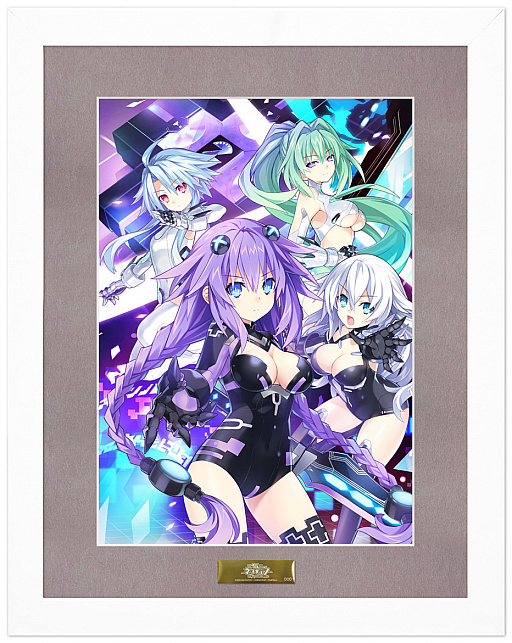 画像ギャラリー No.001のサムネイル画像 / 「Go！Go！5次元GAME ネプテューヌ re★Verse」，A4キャラファイングラフがあみあみ限定で予約受付中
