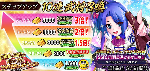画像ギャラリー No.008のサムネイル画像 / 「戦国RENKA ズーム!」に新武将“丹羽長秀”登場