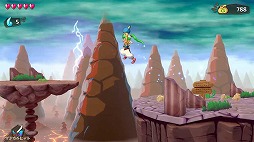 画像ギャラリー No.003のサムネイル画像 / 「ワンダーボーイ アーシャ・イン・モンスターワールド」のPS4/Switch版が本日発売。“あおぎり高校”とのコラボ実況番組が20：00より配信