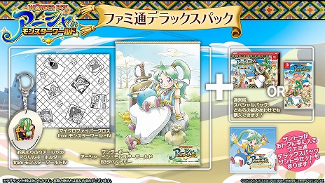 画像ギャラリー No.004のサムネイル画像 / Switch版「ワンダーボーイ アーシャ・イン・モンスターワールド」のパッケージ限定特典や，ショップ限定の特典情報が公開