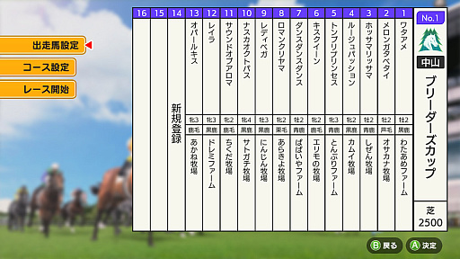 画像ギャラリー No.006のサムネイル画像 / 競走馬育成シム「ダービースタリオン」がSwitchで今冬発売。全国のプレイヤーが育てた馬でレースができるブリーダーズカップ対戦が実装