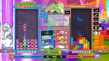 画像ギャラリー No.018のサムネイル画像 / 「ぷよぷよテトリス2」の無料アップデート第2弾が実施。“とことん”ルールでの対戦モードや4人のキャラクターなどが追加