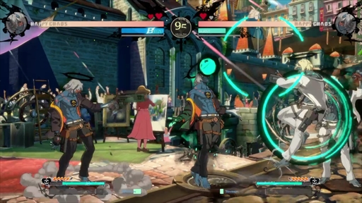 画像ギャラリー No.020のサムネイル画像 / 「GUILTY GEAR -STRIVE-」,ハッピーケイオスのプレイフィールをお届け。銃を使った強力なラッシュが特徴のテクニカルファイター