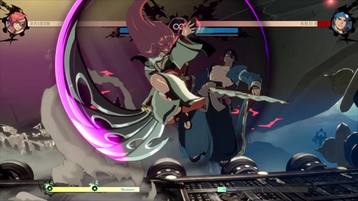 画像ギャラリー No.008のサムネイル画像 / 「GUILTY GEAR -STRIVE-」,梅喧のプレイフィールを紹介。守りのバトルスタイルはそのままに,新たな武器となる“連結”を獲得