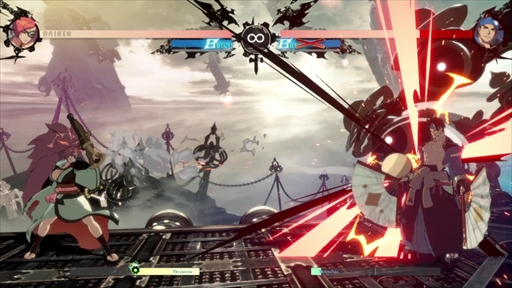 画像ギャラリー No.012のサムネイル画像 / 「GUILTY GEAR -STRIVE-」,梅喧のプレイフィールを紹介。守りのバトルスタイルはそのままに,新たな武器となる“連結”を獲得