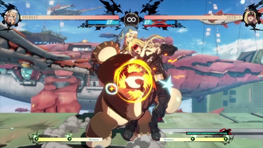 画像ギャラリー No.004のサムネイル画像 / 「GUILTY GEAR ‐STRIVE‐」，待望の復活を遂げたブリジットのプレイフィールをお届け。ヨーヨーを絡めた多彩な動きで対戦相手を翻弄しよう