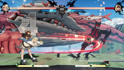画像ギャラリー No.019のサムネイル画像 / 「GUILTY GEAR ‐STRIVE‐」，待望の復活を遂げたブリジットのプレイフィールをお届け。ヨーヨーを絡めた多彩な動きで対戦相手を翻弄しよう