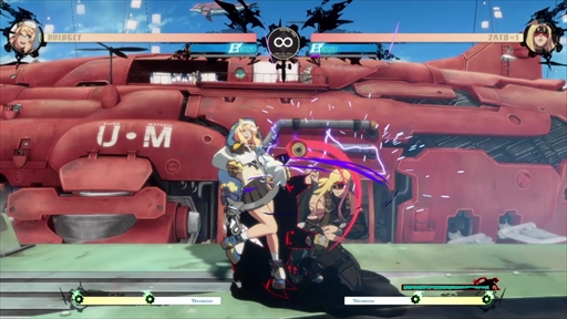 画像ギャラリー No.021のサムネイル画像 / 「GUILTY GEAR ‐STRIVE‐」，待望の復活を遂げたブリジットのプレイフィールをお届け。ヨーヨーを絡めた多彩な動きで対戦相手を翻弄しよう