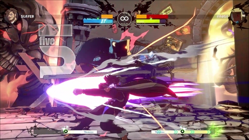 画像ギャラリー No.002のサムネイル画像 / ［プレイレポ］「GUILTY GEAR ‐STRIVE‐」，スレイヤーのプレイフィールを紹介。パワフルかつダンディズムな戦闘スタイルで相手を圧倒しよう