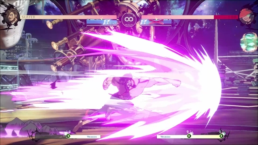 画像ギャラリー No.011のサムネイル画像 / ［プレイレポ］「GUILTY GEAR ‐STRIVE‐」，スレイヤーのプレイフィールを紹介。パワフルかつダンディズムな戦闘スタイルで相手を圧倒しよう