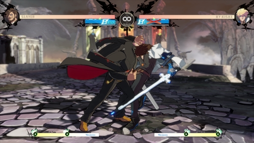画像ギャラリー No.021のサムネイル画像 / ［プレイレポ］「GUILTY GEAR ‐STRIVE‐」，スレイヤーのプレイフィールを紹介。パワフルかつダンディズムな戦闘スタイルで相手を圧倒しよう