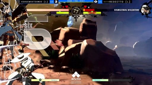 画像ギャラリー No.002のサムネイル画像 / ［EVO2025］「GUILTY GEAR ‐STRIVE‐」部門優勝はアメリカのKshuewhatdamoo選手。ジョニー使いの雄がビッグタイトルを獲得