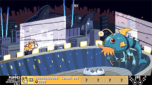 画像ギャラリー No.006のサムネイル画像 / サイボーグ犬STG「ProtoCorgi」（PC/Switch）は8月26日リリースへ。“レベルエディター”付き最新体験版が公開