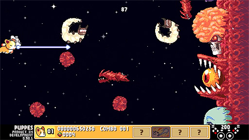 画像ギャラリー No.007のサムネイル画像 / サイボーグ犬STG「ProtoCorgi」（PC/Switch）は8月26日リリースへ。“レベルエディター”付き最新体験版が公開
