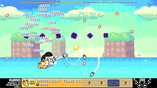 画像ギャラリー No.008のサムネイル画像 / サイボーグ犬STG「ProtoCorgi」（PC/Switch）は8月26日リリースへ。“レベルエディター”付き最新体験版が公開
