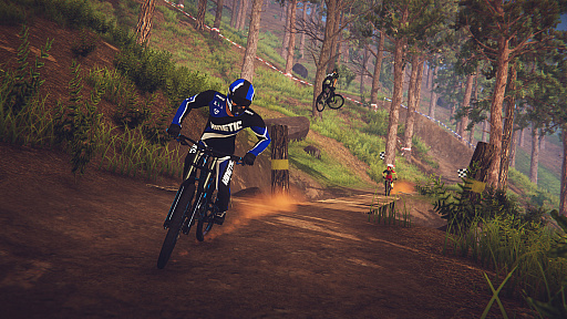 画像ギャラリー No.001のサムネイル画像 / マウンテンバイクで疾走する「Descenders」が本日発売。森林地帯や山岳などの険しい地形を駆け下りるダウンヒルレースを楽しもう