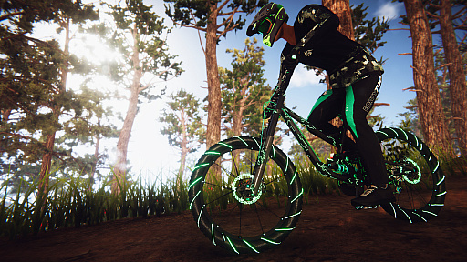 画像ギャラリー No.002のサムネイル画像 / マウンテンバイクで疾走する「Descenders」が本日発売。森林地帯や山岳などの険しい地形を駆け下りるダウンヒルレースを楽しもう