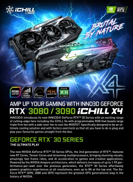 画像ギャラリー No.005のサムネイル画像 / INNO3DのRTX 3080搭載カード「ICHILL X4」は9月19日に発売
