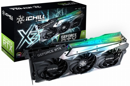 画像ギャラリー No.003のサムネイル画像 / INNO 3Dから3連ファン搭載でOC仕様のRTX 3070カードが国内発売