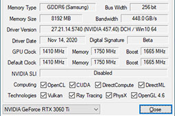 画像ギャラリー No.004のサムネイル画像 / 「GeForce RTX 3060 Ti」レビュー。ミドルクラスながら前世代のハイエンドGPUを超える性能は本当だった
