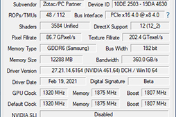 画像ギャラリー No.005のサムネイル画像 / GeForce RTX 3060搭載カードはミドルクラスの新定番になれるか？　「ZOTAC GAMING GeForce 3060 Twin Edge OC」で検証してみた