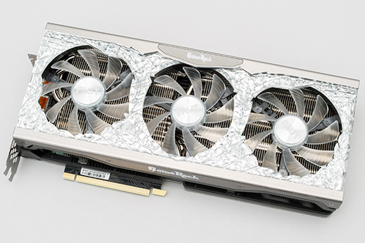 画像ギャラリー No.008のサムネイル画像 / PalitのRTX 3080 Ti搭載カード「GeForce RTX 3080 Ti GameRock OC」を試す。消費電力は大きいがRTX 3090をしのぐゲーム性能は魅力だ