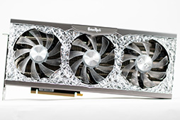 画像ギャラリー No.061のサムネイル画像 / PalitのRTX 3080 Ti搭載カード「GeForce RTX 3080 Ti GameRock OC」を試す。消費電力は大きいがRTX 3090をしのぐゲーム性能は魅力だ