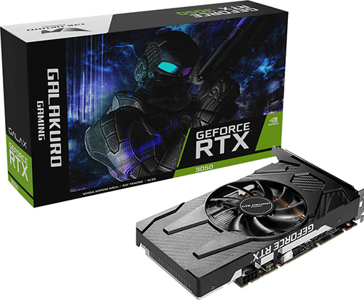画像ギャラリー No.001のサムネイル画像 / 独自クーラー搭載の玄人志向&GIGABYTE製RTX 3050カードが発売