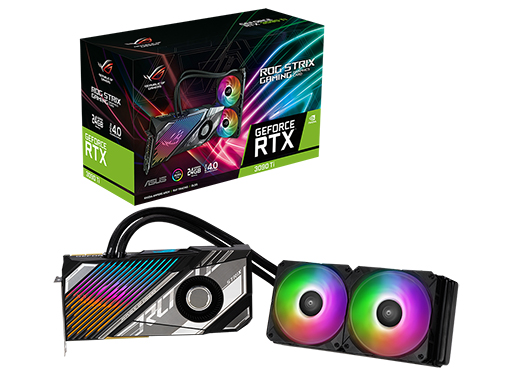 画像ギャラリー No.001のサムネイル画像 / 簡易液冷クーラー採用モデルなどRTX 3090 Tiカード計2製品がASUSから