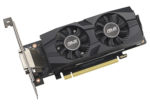 画像ギャラリー No.001のサムネイル画像 / 補助電源不要で動作するロープロ仕様のRTX 3050搭載カードがASUSから