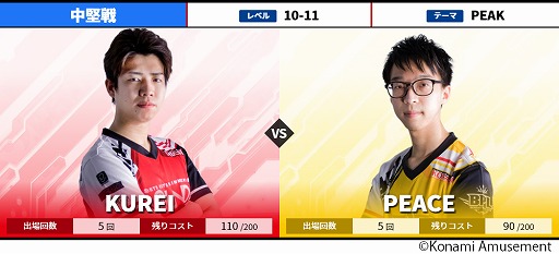 画像ギャラリー No.002のサムネイル画像 / 「BEMANI PRO LEAGUE 2021」，ファーストステージ最終試合の対戦カードが発表