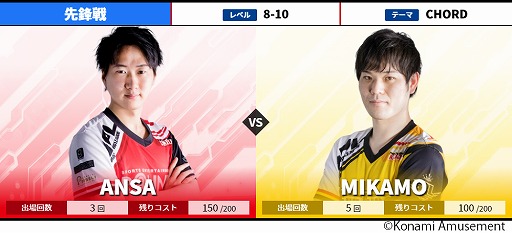 画像ギャラリー No.003のサムネイル画像 / 「BEMANI PRO LEAGUE 2021」，ファーストステージ最終試合の対戦カードが発表