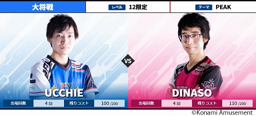 画像ギャラリー No.007のサムネイル画像 / 「BEMANI PRO LEAGUE 2021」，ファーストステージ最終試合の対戦カードが発表