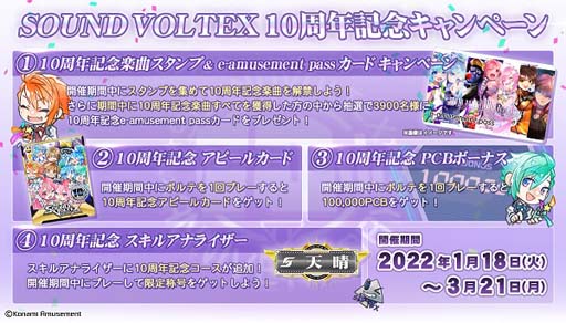 画像ギャラリー No.002のサムネイル画像 / 「SOUND VOLTEX」稼働10周年を記念したイベントが開催中
