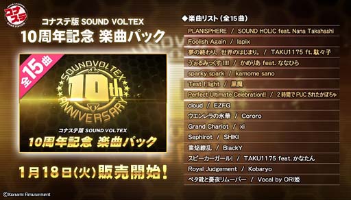 画像ギャラリー No.003のサムネイル画像 / 「SOUND VOLTEX」稼働10周年を記念したイベントが開催中