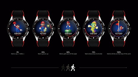 画像ギャラリー No.003のサムネイル画像 / タグ・ホイヤーと「スーパーマリオ」のコラボウォッチが7月15日に2000本限定で発売。Wear OSを内蔵し，価格は25万3000円