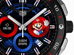 タグ・ホイヤーと「スーパーマリオ」のコラボウォッチが7月15日に2000本限定で発売。Wear OSを内蔵し，価格は25万3000円
