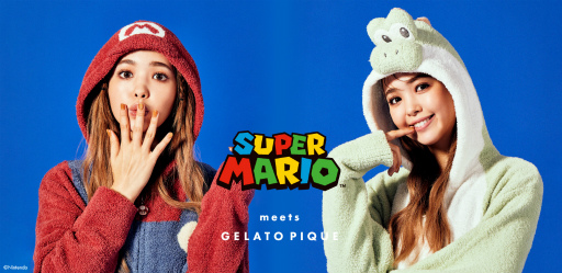 画像ギャラリー No.001のサムネイル画像 / 「スーパーマリオ」デザインのルームウェアコレクションの追加生産が決定。10月20日12時に予約販売開始