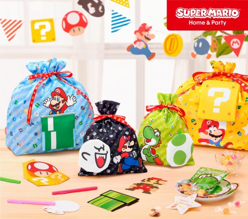 画像ギャラリー No.001のサムネイル画像 / スーパーマリオの2WAYラッピングバッグシリーズの新商品が本日発売。使い方を紹介する映像が公開に