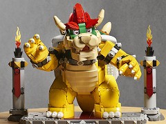 大人向け「レゴ スーパーマリオ 大魔王クッパ」10月1日に発売へ。2807ピースで細部まで再現され，炎の球の発射機能や頭部を動かすボタンを備える
