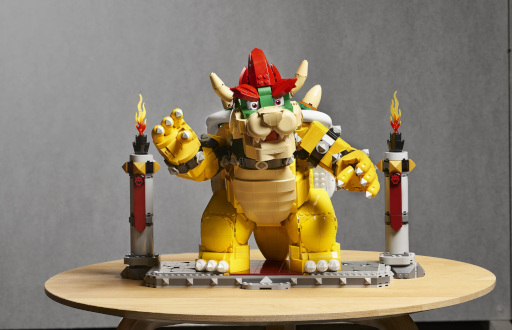 画像ギャラリー No.004のサムネイル画像 / 大人向け「レゴ スーパーマリオ 大魔王クッパ」10月1日に発売へ。2807ピースで細部まで再現され，炎の球の発射機能や頭部を動かすボタンを備える