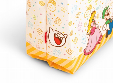 画像ギャラリー No.010のサムネイル画像 / 「スーパーマリオ」と「スプラトゥーン3」のラッピング×エコバッグ3種，11月18日より順次販売。キュートなポーチも付属