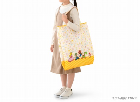 画像ギャラリー No.014のサムネイル画像 / 「スーパーマリオ」と「スプラトゥーン3」のラッピング×エコバッグ3種，11月18日より順次販売。キュートなポーチも付属