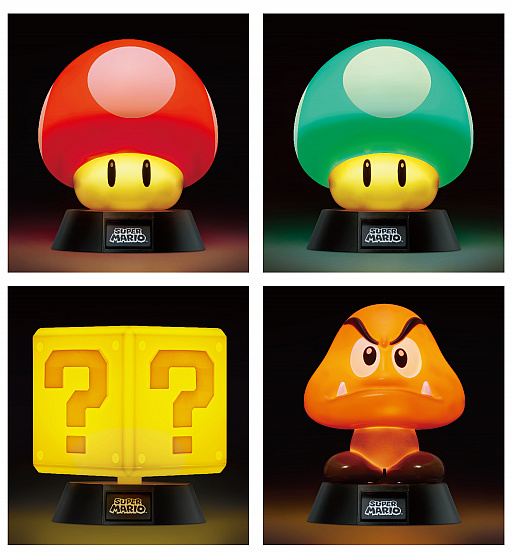 画像ギャラリー No.002のサムネイル画像 / 「スーパーマリオ」に登場するキャラクターやアイテムのギフトグッズとキャラクターライトが登場