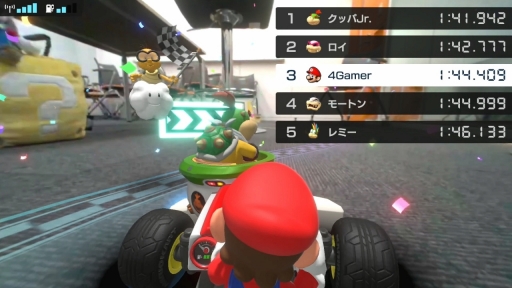 画像ギャラリー No.050のサムネイル画像 / 「マリオカート ライブ ホームサーキット」が編集部にやってきた。思っていたより狭い場所でも遊べる“新たな形のマリオカート”を紹介
