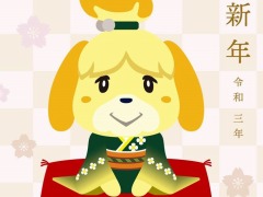 「スーパーマリオ」「どうぶつの森」「スプラトゥーン」のキャラクターが富士フイルムの年賀状（2021年）に登場